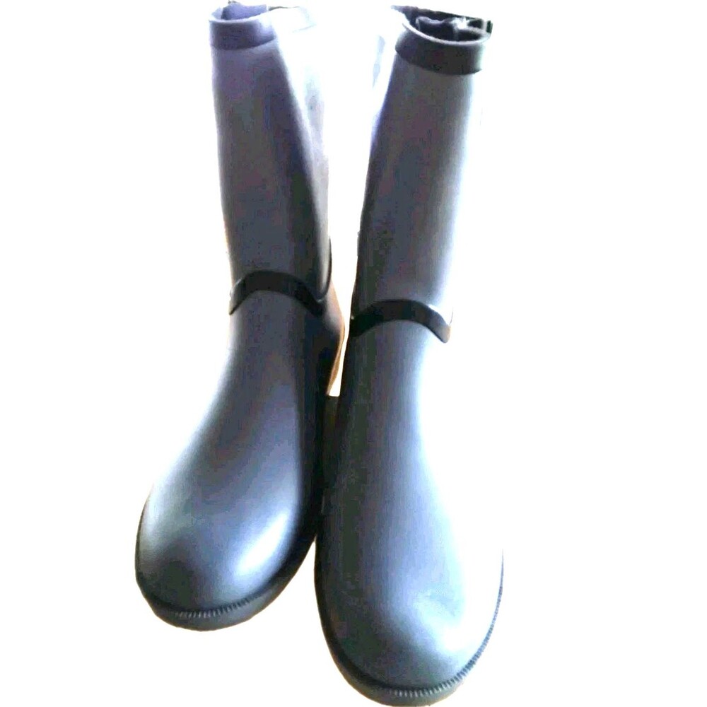 Women's Nautida Rain Boots Stringer Rain Boots Women’s Slate Size 9 M